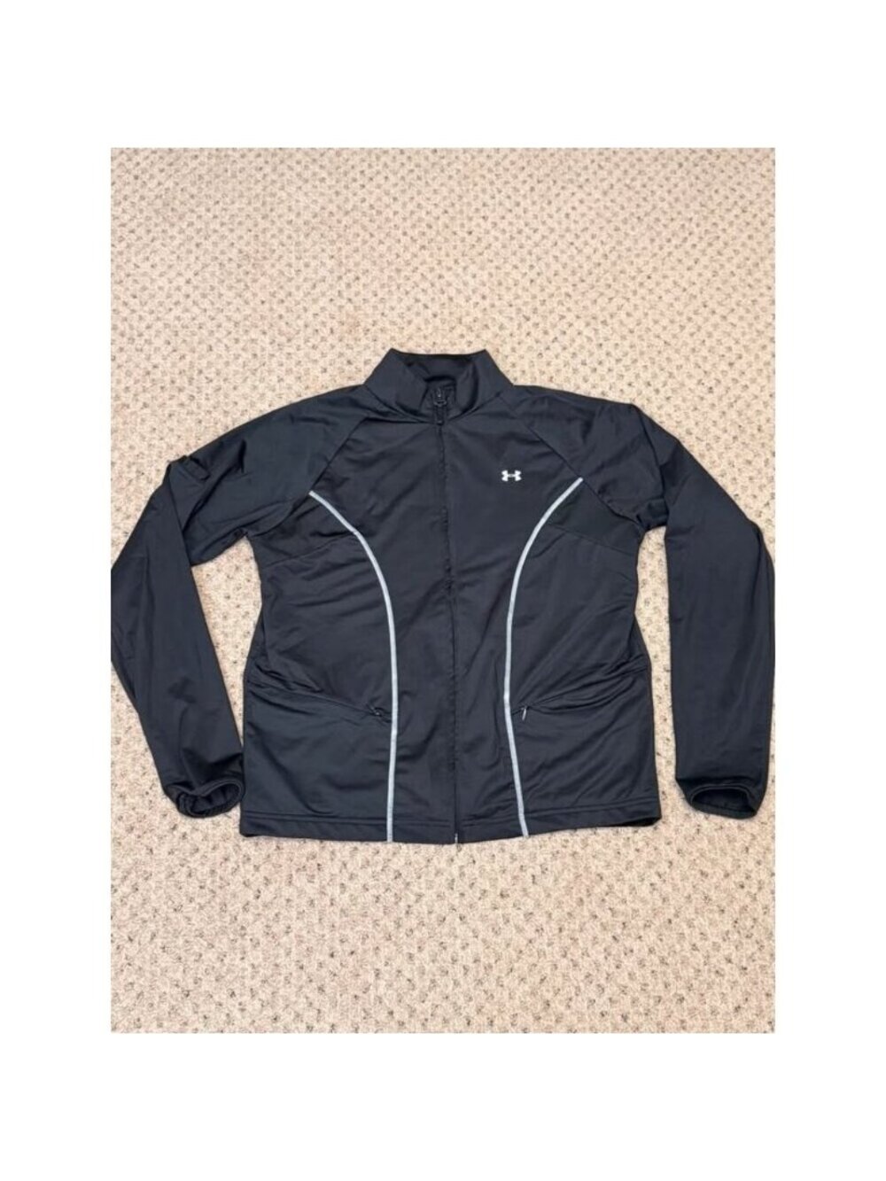 Under Armour women’s medium black/white jacket
